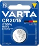 Батарейка литиевая Varta Lithium CR2016, 3V, блистер 1шт - изображение 1