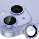 Захисне скло Metal Classic на камеру (в упак.) для Apple iPhone 15 (6.1") / 15 Plus (6.7") Блакитний / Light Blue - зображення 4