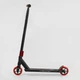 Трюковый самокат Best Scooter LineRunner LR-71405 с рулевой системой HIC, колеса 110 мм + 2 пеги, Черно-красный - изображение 5