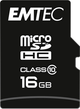 Karta pamięci Emtec microSD Class10 Classic 16GB + adapter SD (ECMSDM16GHC10CG) - obraz 1