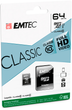 Karta pamięci Emtec microSD Class10 Classic 64GB + adapter SD (ECMSDM64GXC10CG) - obraz 2