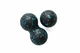 Масажний набір МФР RollerUA м'яч 8 см та подвійний м'яч 16х8 см Black/Blue 11947939 - зображення 3