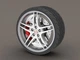 Флиппер автомобильный для защити дисков колес GLZ Motors R14 белый GILZASH015 - изображение 1