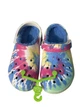 Женские кроксы утепленные Crocs Classic Lined Tie Dye Clog 206341-0C6 39/40 (M7/W9) 24.6 см Разноцветные - изображение 1