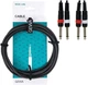 Инсертный кабель GEWA Basic Line 2x Mono Jack 6.3 мм/2x Mono Jack 6.3 мм 3 м (G-190175) - изображение 2