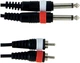Инсертный кабель GEWA Basic Line 2x Mono Jack 6.3 мм / 2x RCA 1.5 м (G-190210) - изображение 1