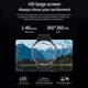 Смарт годинник Без бренду Galaxy Watch 6 AMOLED Чорний (1013-838-00) - зображення 8