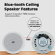 Потолочный Bluetooth динамик Без бренда SURPASS 10 Вт 6 дюймов Белый (1013-874-00) - изображение 7