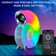 Нічник RGB BauTech Bluetooth колонка з будильником Черепашка Білий (1013-839-00) - зображення 11