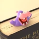 Закладка Без бренду Palz-3D для книг милі мультяшні тварини Бегемот Фіолетовий (1013-850-02) - зображення 3