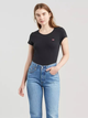 Zestaw koszulek damskich bawełnianych Levi's 2 Pack Crewneck Tee 74856-0000 S (2 szt) Biały/Czarny (5400816175483) - obraz 3