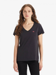 Koszulka damska bawełniana Levi's Perfect Vneck 85341-0003 L Czarna (5400816656197) - obraz 3