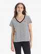 Футболка бавовняна жіноча Levi's Perfect Vneck 85341-0004 S Annalise Stripe (5400816653653) - зображення 3