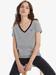 Футболка бавовняна жіноча Levi's Perfect Vneck 85341-0004 S Annalise Stripe (5400816653653) - зображення 4