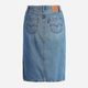 Spódnica ołówkowa damska jeansowa Levi's Side Slit Skirt A4711-0000 26 Niebieska (5401105466039) - obraz 8