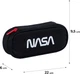 Пенал Kite NASA 22x8.5x4.5 см Темно-синій (NS24-599) - зображення 3