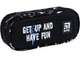 Пенал Kite Get up and have fun 22x8.5x4.5 см Чорний (K24-599-10) - зображення 4