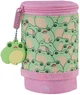 Пенал Kite Cute Frogs 19x8x8 см Рожевий (K24-684-3) - зображення 1