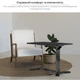 Приставной стол на колесах с регулировкой высоты RZTK Desk Compact Black 700 х 400 мм - изображение 7