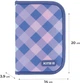 Пенал-книжка Kite Purple Chequer 20x14x3.9 см Фіолетовий (K24-622-3) - зображення 3