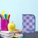 Пенал-книжка Kite Purple Chequer 20x14x3.9 см Фіолетовий (K24-622-3) - зображення 7