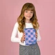 Пенал-книжка Kite Purple Chequer 20x14x3.9 см Фіолетовий (K24-622-3) - зображення 8
