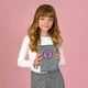 Пенал з наповненням Kite College Line Girl 20x14x3.9 см Сірий (K24-622H-1) - зображення 9
