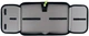 Пенал-книжка Kite Roar 20x14x3.9 см Чорний (K24-622-4) - зображення 6