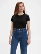Футболка хлопковая женская Levi's Perfect Tee 39185-0008 XS Черная (5400599010681) - изображение 1