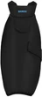 Дождевик для собак Barksi Textile XL Черный (2007033053278) - изображение 2