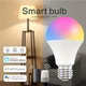 Умная лампочка Tuya Smart LED WiFi A60 E27 RGB Color & White 2700K-6500K 15W - 80386415 - изображение 6