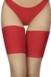 Гладкі бандалетки на стегна Satin Ewlon 7/8 red (6000005882544) - изображение 1