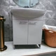 Тумба пластикова The Mix 2.0 white 2 двері 55 см - изображение 3