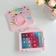 Чехол детский Silikon Power с подставкой и ремешком Apple iPad 5 (2017) 9.7" Единорог Pink - изображение 5