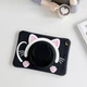 Чехол детский Silikon Power с подставкой и ремешком Кот Apple iPad Air 11 (2025) Black - изображение 3