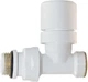 Кран-термостат прямой Carlo Poletti Srl БЕЛЫЙ корпус+штуцер Ø1/2" х 24-19 FIRST THERMO (V142511EF) - изображение 3