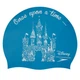 Шапочка для плавания Speedo Disney Princess Castle Junior Slogan Silicone Cap (8-08386F301) Blue/White детская - изображение 2