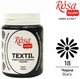 Краска акриловая для ткани ROSA TALENT 80 мл черный (4823098512455) - изображение 1