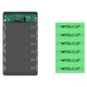 Powerbank Корпус повербанка з дисплеєм для 6 акумуляторів 18650 - 100126 - зображення 3