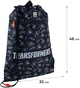Сумка для взуття Kite Transformers 46x33 см Чорна (TF24-601M-2) - зображення 4