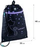 Сумка для взуття Kite Catsline 46x33 см Чорна (K24-601M-3) - зображення 4