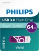 Флеш память USB Philips Vivid Edition 64GB USB 3.0 Purple (FM64FD00B/00) - изображение 3