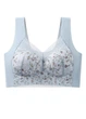 Эластичный топ с формованной кружевной чашкой на широких бретелях Flowers Comfortly No Brand 1271-44 Серо-голубой M (70) - изображение 8