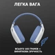 Ігрові Геймерські Навушники Logitech G435 LIGHTSPEED Wireless Gaming Headset White-Blue (981-001074) - зображення 5