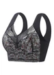 Эластичный топ с формованной кружевной чашкой на широких бретелях Flowers Comfortly No Brand 1272-44 Черный M (70) - изображение 5