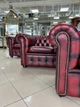 Комплект Диван 3-х местный Диван 2-х местный Кресло Chesterfield Антиквариат Б/У - изображение 5