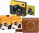 Набір із фотокамерою миттєвого друку Kodak Mini Shot 3 Retro Yellow / картриджі (68 фото) / чохол коричневий - зображення 1