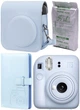 Набор Fujifilm INSTAX Mini 12 Pastel Blue Фотокамера моментальной печати / Картридж 10 фото / Чехол / Альбом 96 фото Голубой + Подарочная упаковка - изображение 1