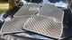 Коврики автомобильные EVA на Hyundai Excel Седан X2 1989-1995 Цвет Черный Кант Красный Комплект 5 шт - изображение 14