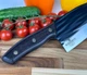 Универсальный кухонный нож шеф повара King Cary Santoku Kitchen 30.5 см нож топорик из нержавейки (2-2180) - изображение 6